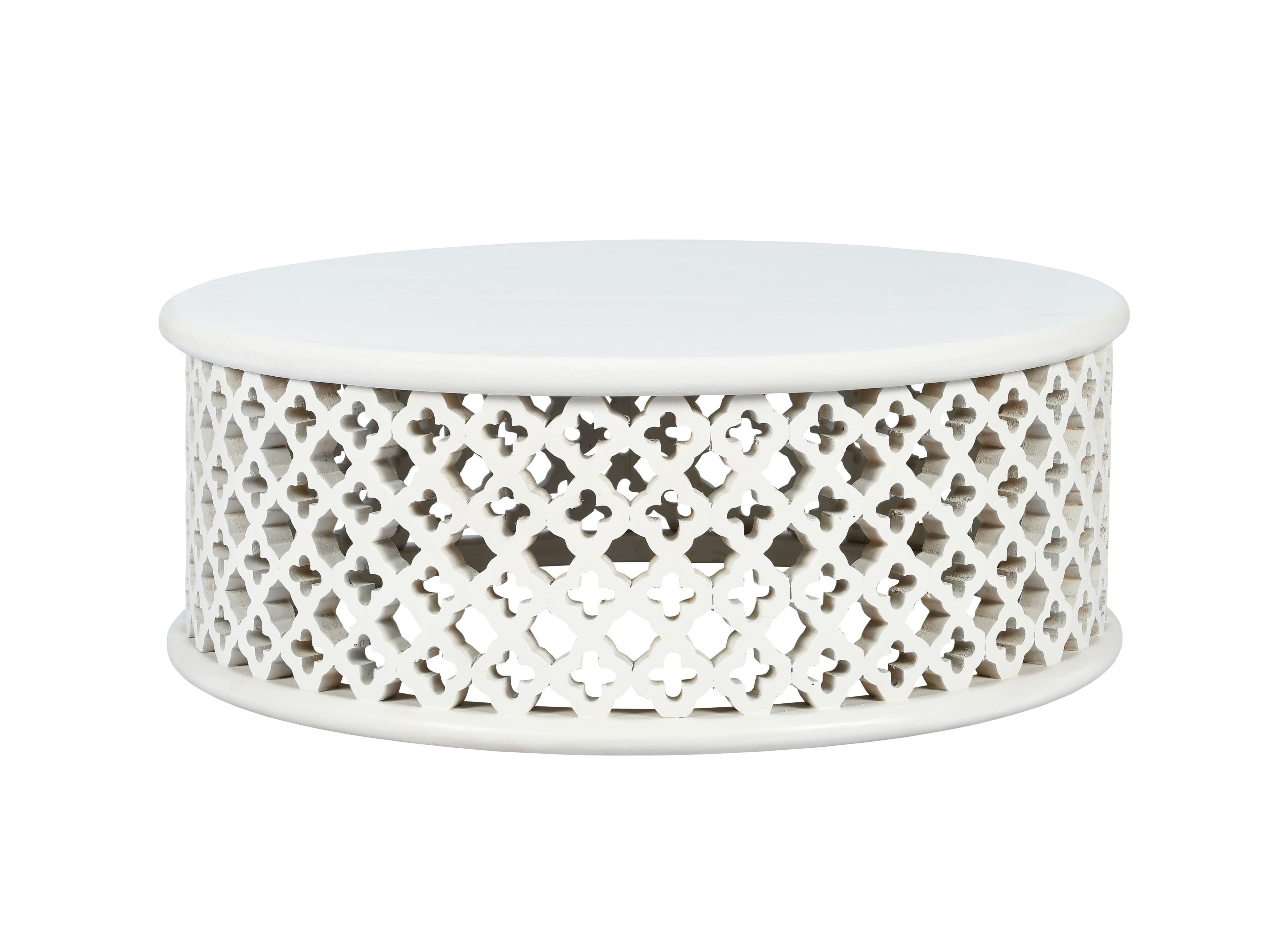 Круглый низкий стол из тикового дерева cbdesign Bamileke ARCH-00130721