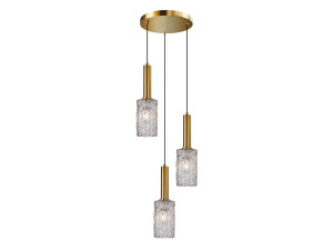 Стеклянный подвесной светильник