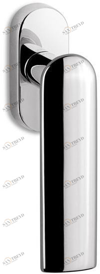 Ento Металлическая оконная ручка dk в современном стиле на розе Reflex 6158