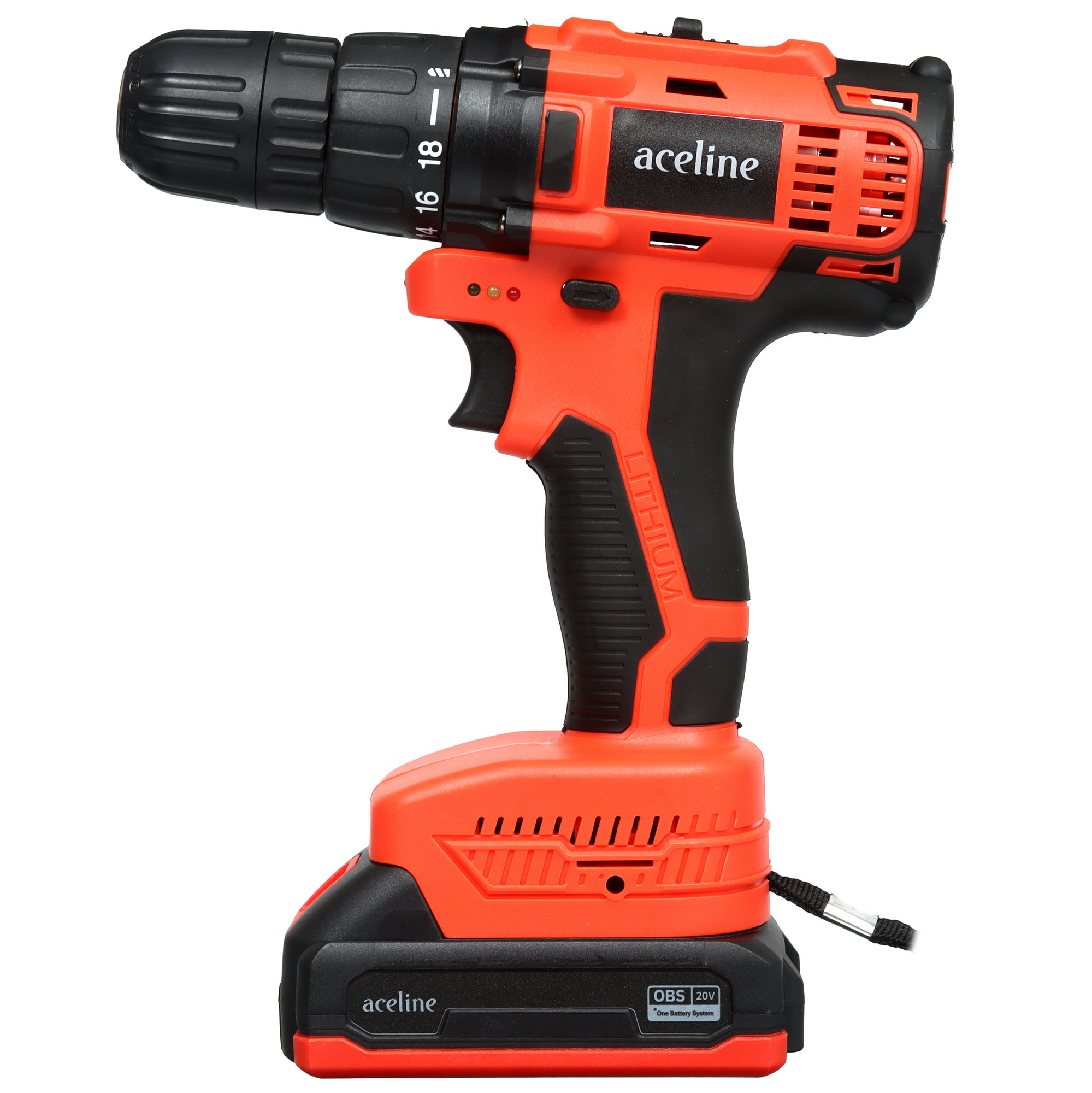 Дрель-шуруповерт Aceline OBS ASB225-35 OBS 20V 9053605 STDN-0124593