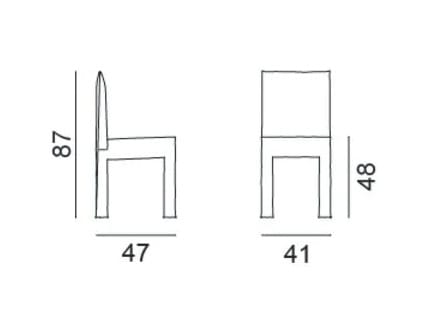 Мягкий стул Gervasoni Ghost ARCH-00039960 - Вид №3