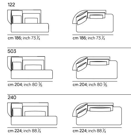 Мягкая спальная кровать Amura Wazaa ARCH-00092027 - Вид №8