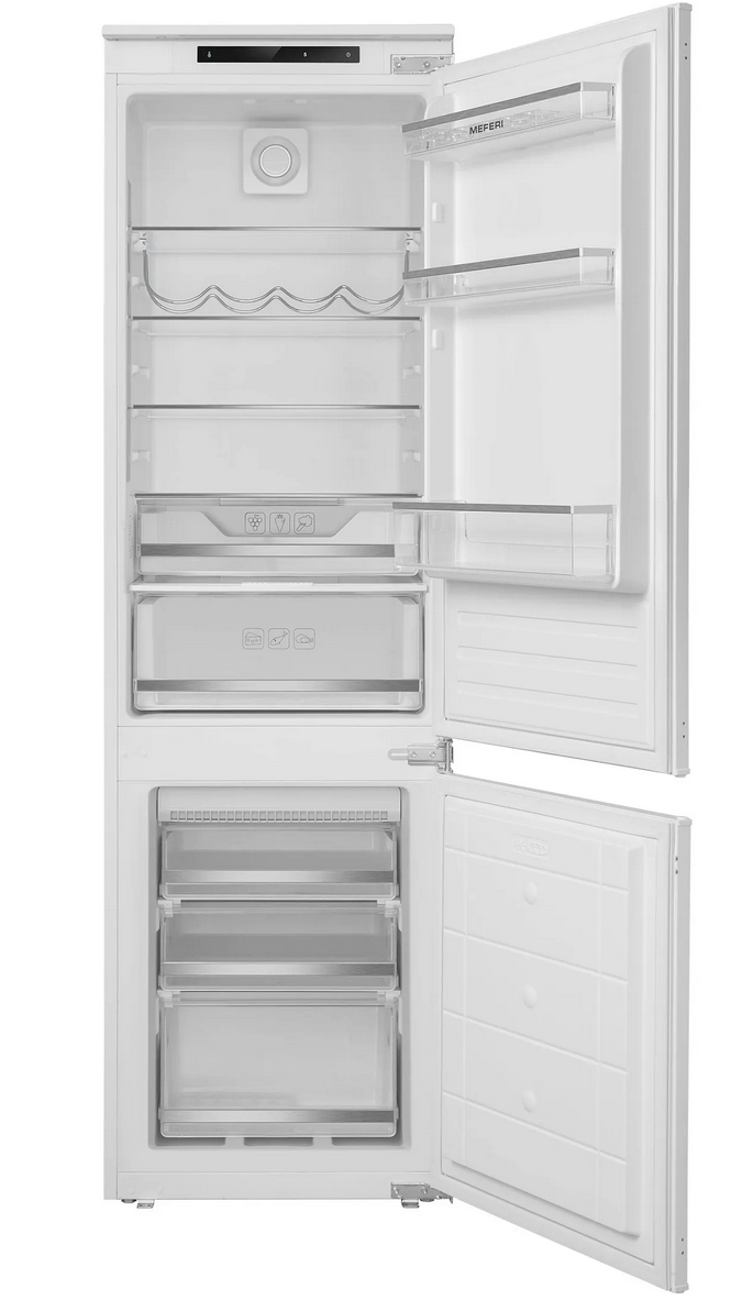 9168741 Встраиваемый холодильник Meferi MBR177 COMBI NO FROST POWER STDN-0083920