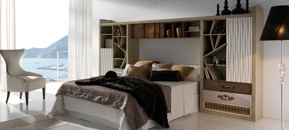 007301 Стенка к кровати Lola Glamour Amore Santreyd - Вид №2