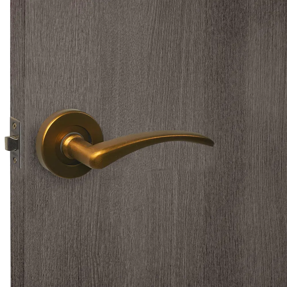 Дверные ручки Punto R.H50.015 без запирания цвет бронза STLM-2094128 - Вид №6