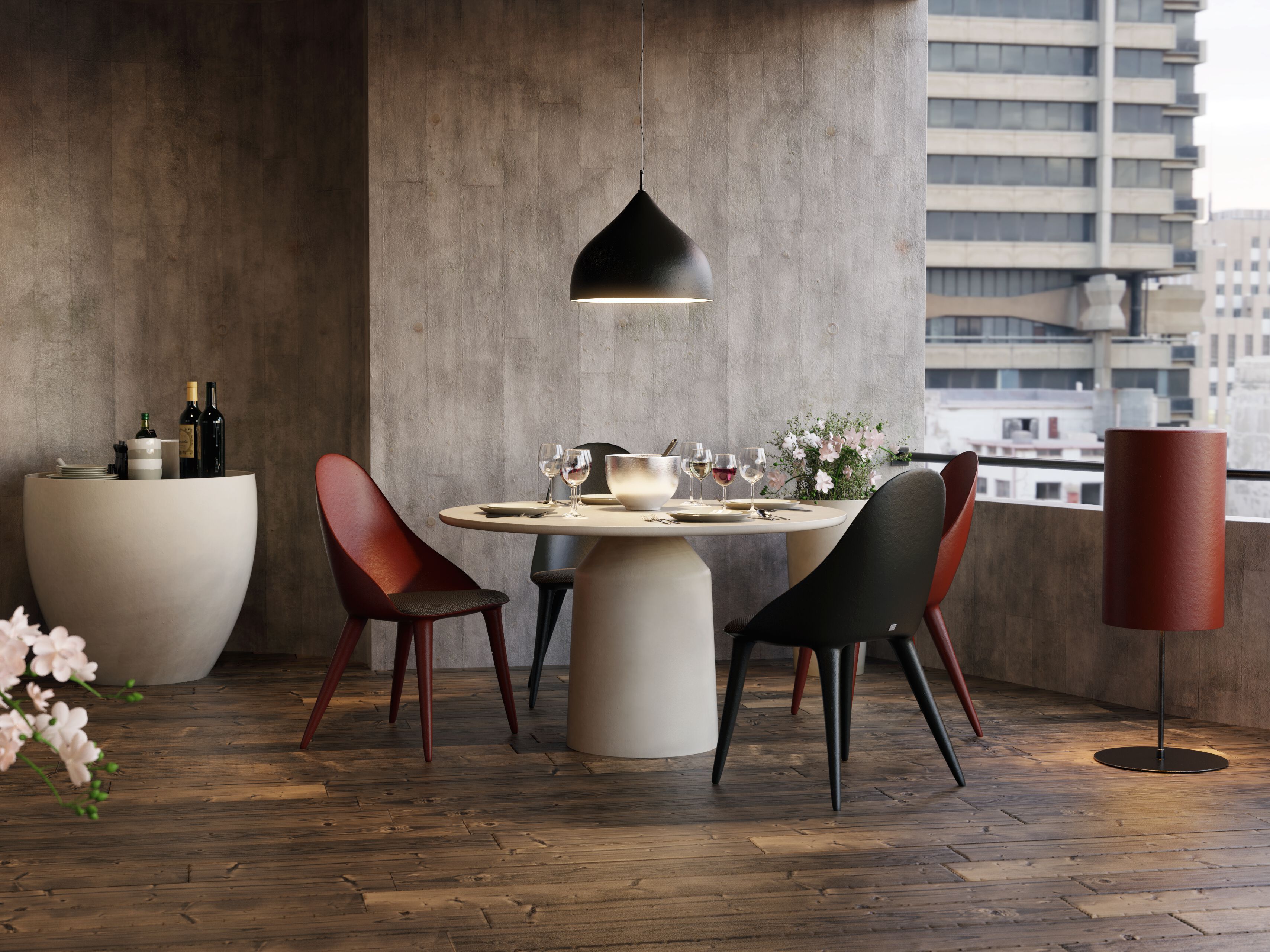 Садовый стул со встроенной подушкой GANSK MÓNACO ARCH-00116735 - Вид №9