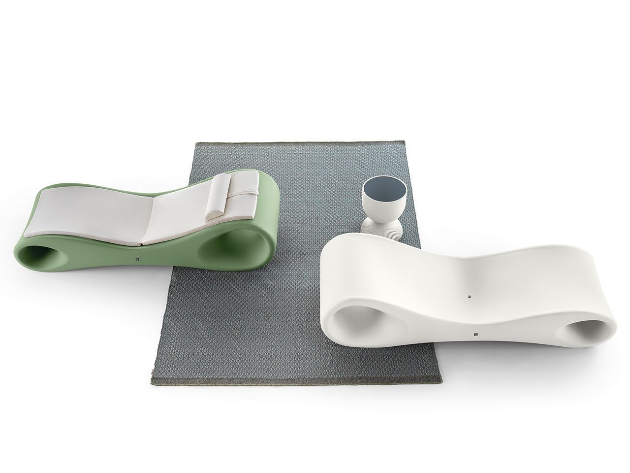 Кровать из полиэтилена Lyxo Design SLICE ARCH-00007816 - Вид №1