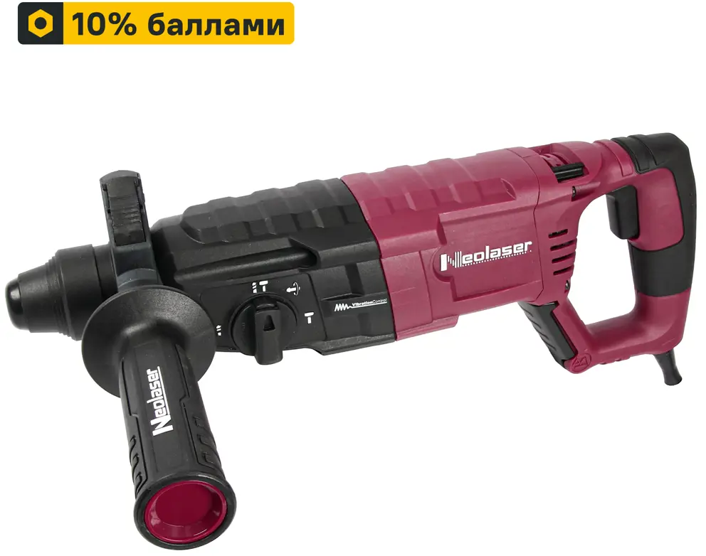 89348556 Перфоратор сетевой SDS-plus Neolaser NRH-800, 800 Вт, 3.8 Дж STLM-0839982