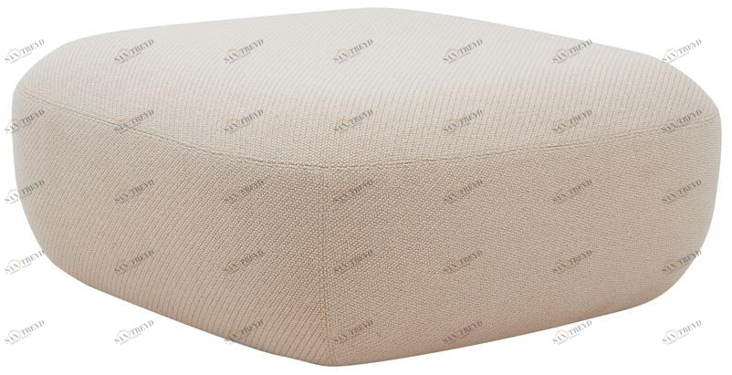 SOFTLINE Прямоугольный пуф из ткани с обивкой Clay sun-id-1360757
