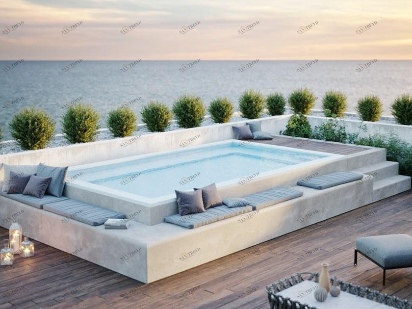 La Veneta Forme Террасный бассейн из полипропилена и полипропилена sun-id-1430218