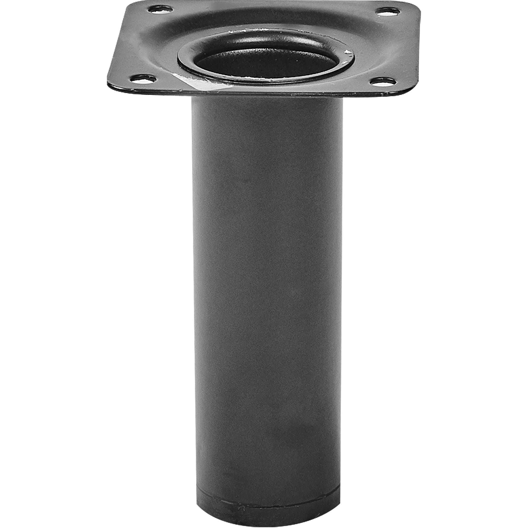 82732508 Ножка круглая 100х30 мм, сталь, цвет черный Santreyd 