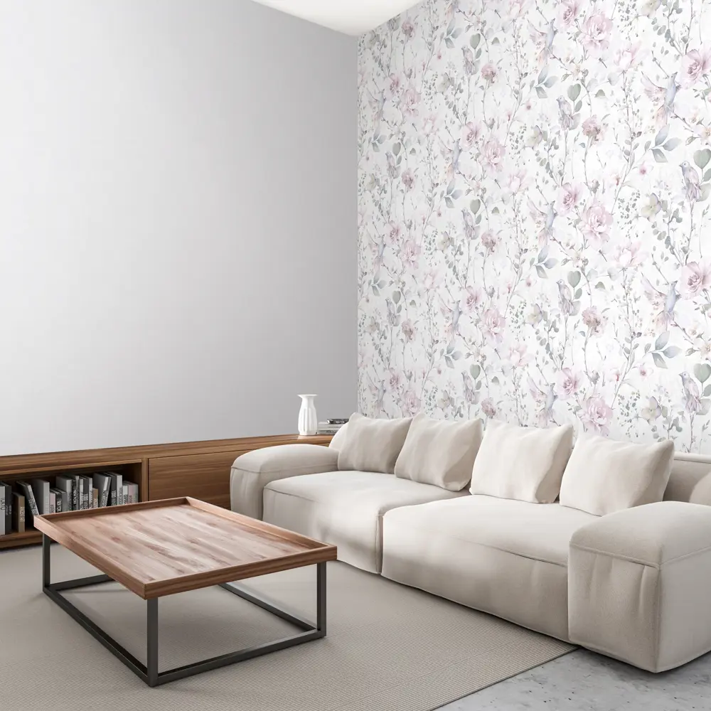 Обои флизелиновые Ateliero Garden розовые 1,06х10 м At283241 STLM-2205168 - Вид №3