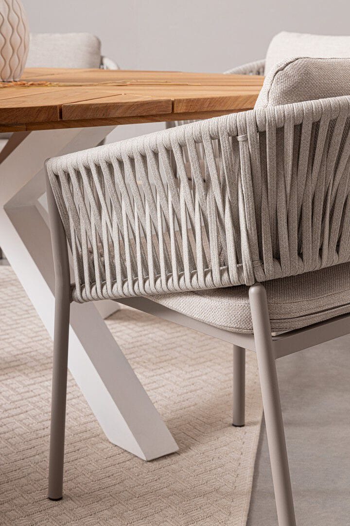 Штабелируемый садовый стул со встроенной подушкой BIZZOTTO Florencia ARCH-00069637 - Вид №2