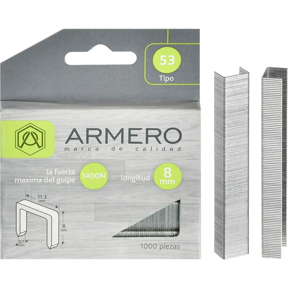 Скобы для степлера Armero тип 53 8 мм STLM-2063153