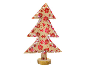 Рождественская елка из мешковины