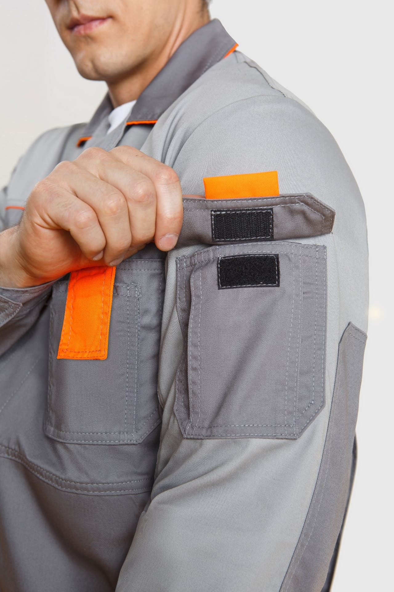 5040759 Костюм "Профессионал-2" темно-серый со светло-серым  Летняя спецодежда  размер 64-66/158-164  - Вид №13