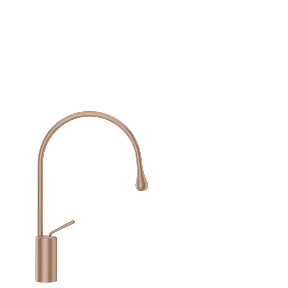 Смеситель для умывальника 33605 125 Gessi Goccia МЕДНЫЙ МАТОВЫЙ GHRC 33605125