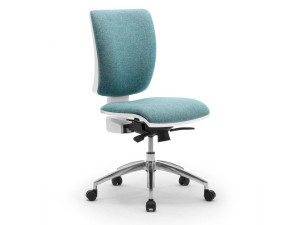 Тканевый регулируемый по высоте рабочий офисный стул с колесами