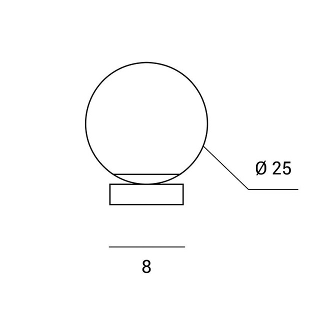 Miloox 1744.210 Настольная лампа 8х25 JUGEN CROMO. - Вид №2