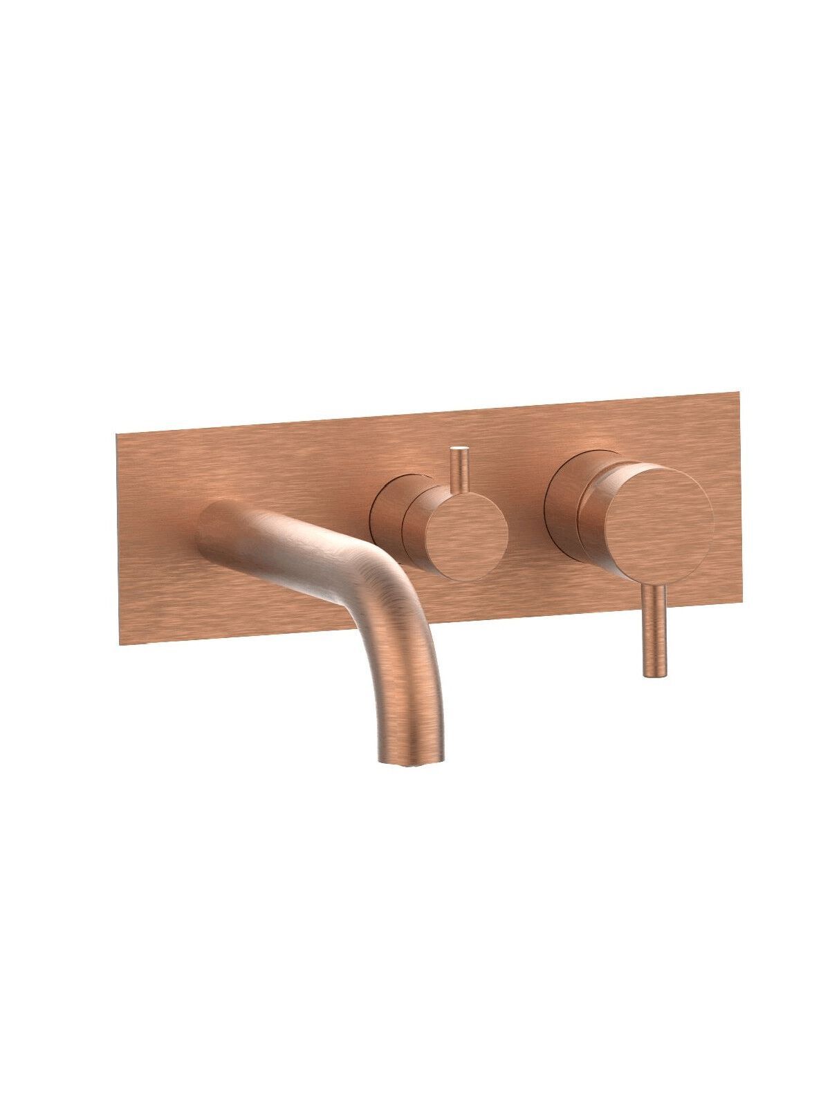 Однорычажный настенный смеситель для ванны с плитой Rubinetterie Frattini отдельная эстетика ARCH-00089970 - Вид №15