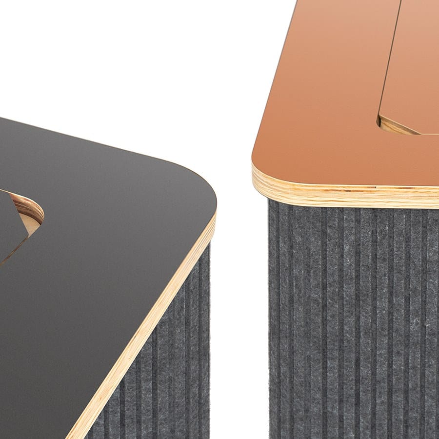 Низкий журнальный столик из войлока с колесами Askia THE CATCHER ARCH-00150503 - Вид №14