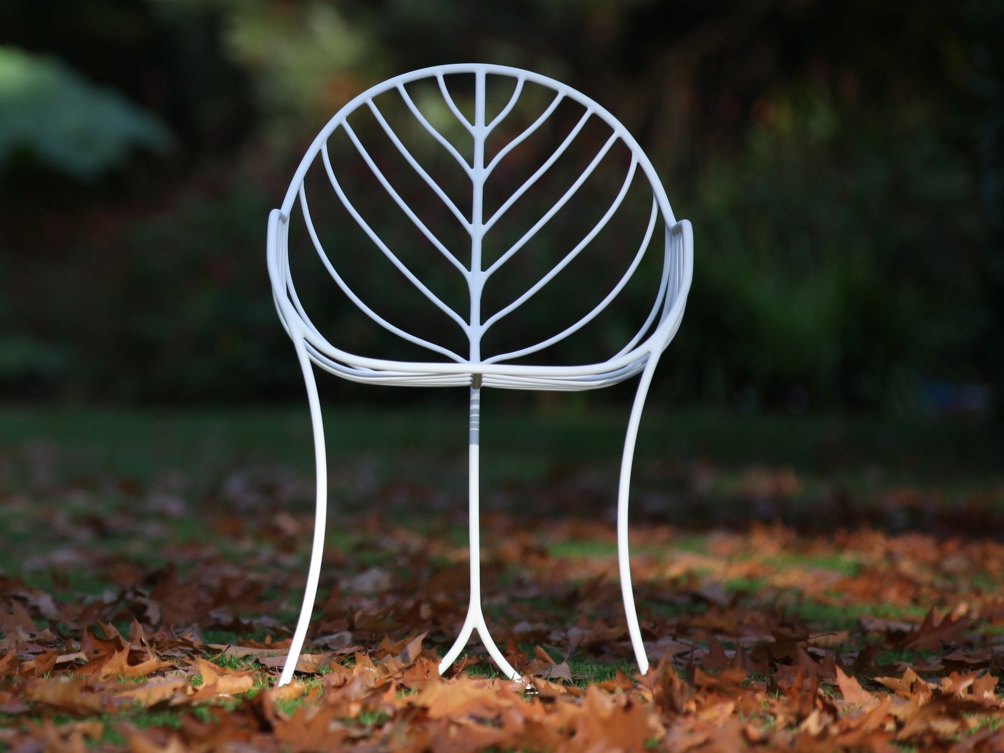 Садовый стул из нержавеющей стали с подлокотниками Royal Botania Folia ARCH-00028309 - Вид №8