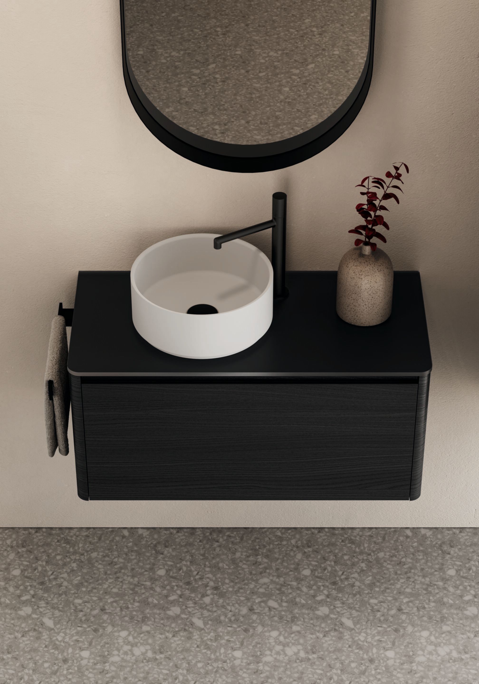 Подвесной шкаф для умывальника с настенным креплением Ideagroup Seventy Form ARCH-00031148 - Вид №1