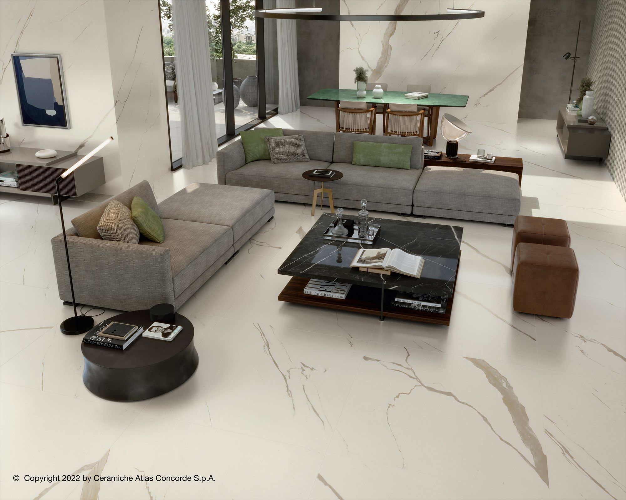 Пол / керамогранит с мраморным эффектом Atlas Concorde Marvel X ARCH-00046057 - Вид №23