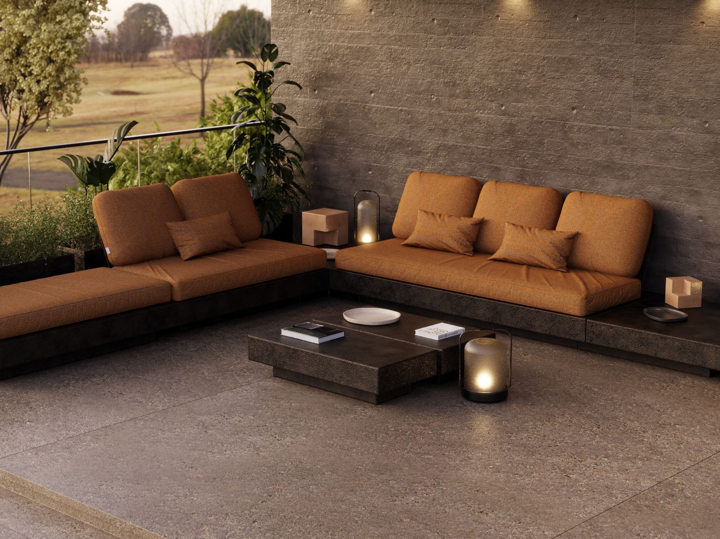 Квадратный стол из стекловолокна GANSK ARCH-00010213 - Вид №4