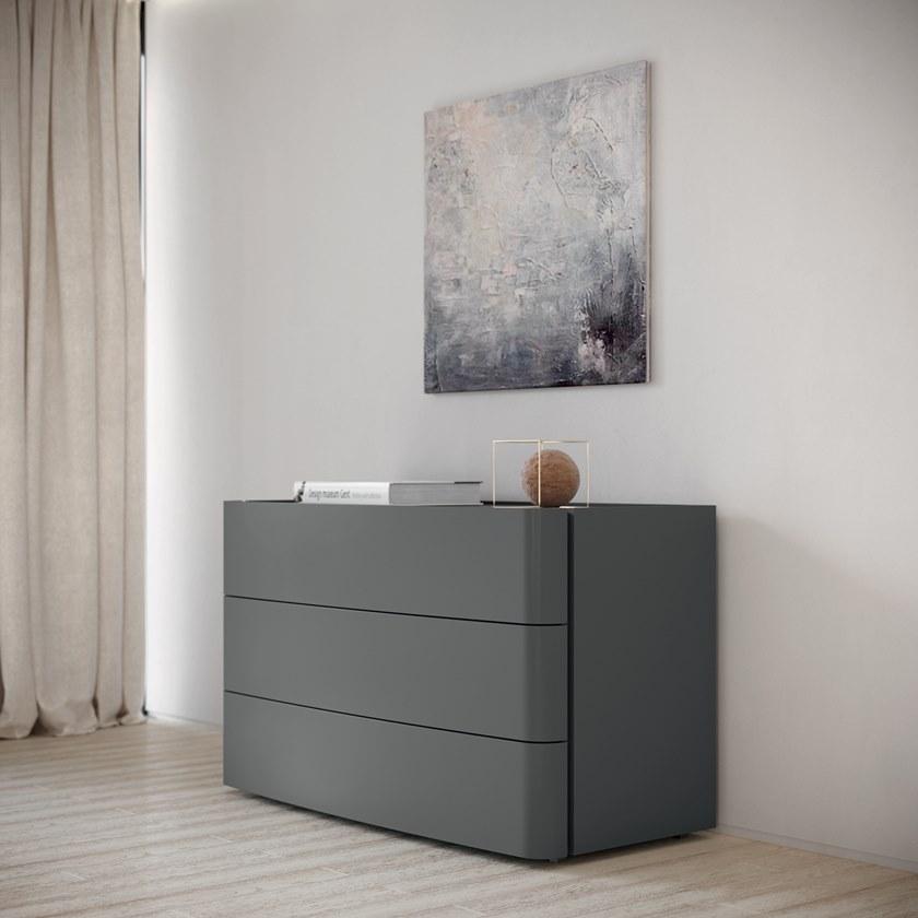 Febal Casa Лакированный комод со встроенными ручками Marlene sun-id-1452063 - Вид №1