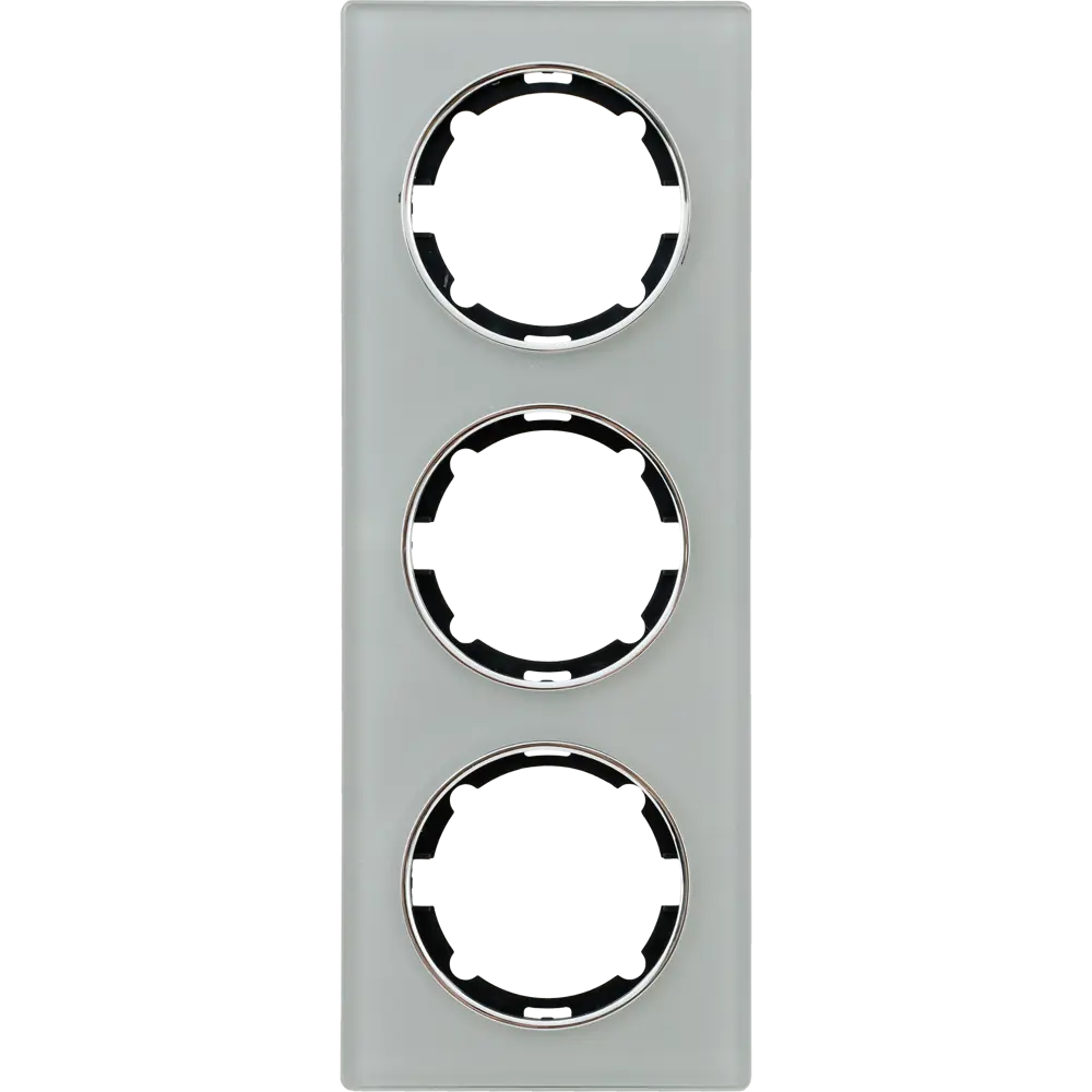 ONEKEYELECTRO Florence - тройная стеклянная рамка для вертикальных розеток 82838546 STLM-0036877