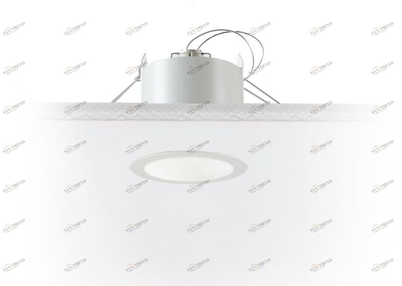 EGOLUCE Круглый встраиваемый светодиодный точечный светильник Easy 6442