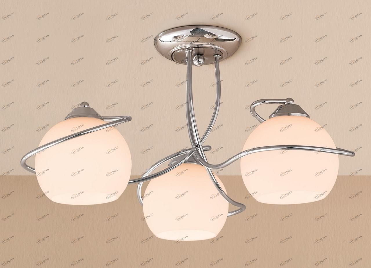 Потолочная люстра Citilux Лайма CL155131 CITILUX ЛАЙМА ХРОМ 182419 Белый 