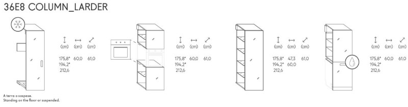 Lago Подвесной отдельно стоящий кухонный модуль 36e8 sun-id-1416270 - Вид №6