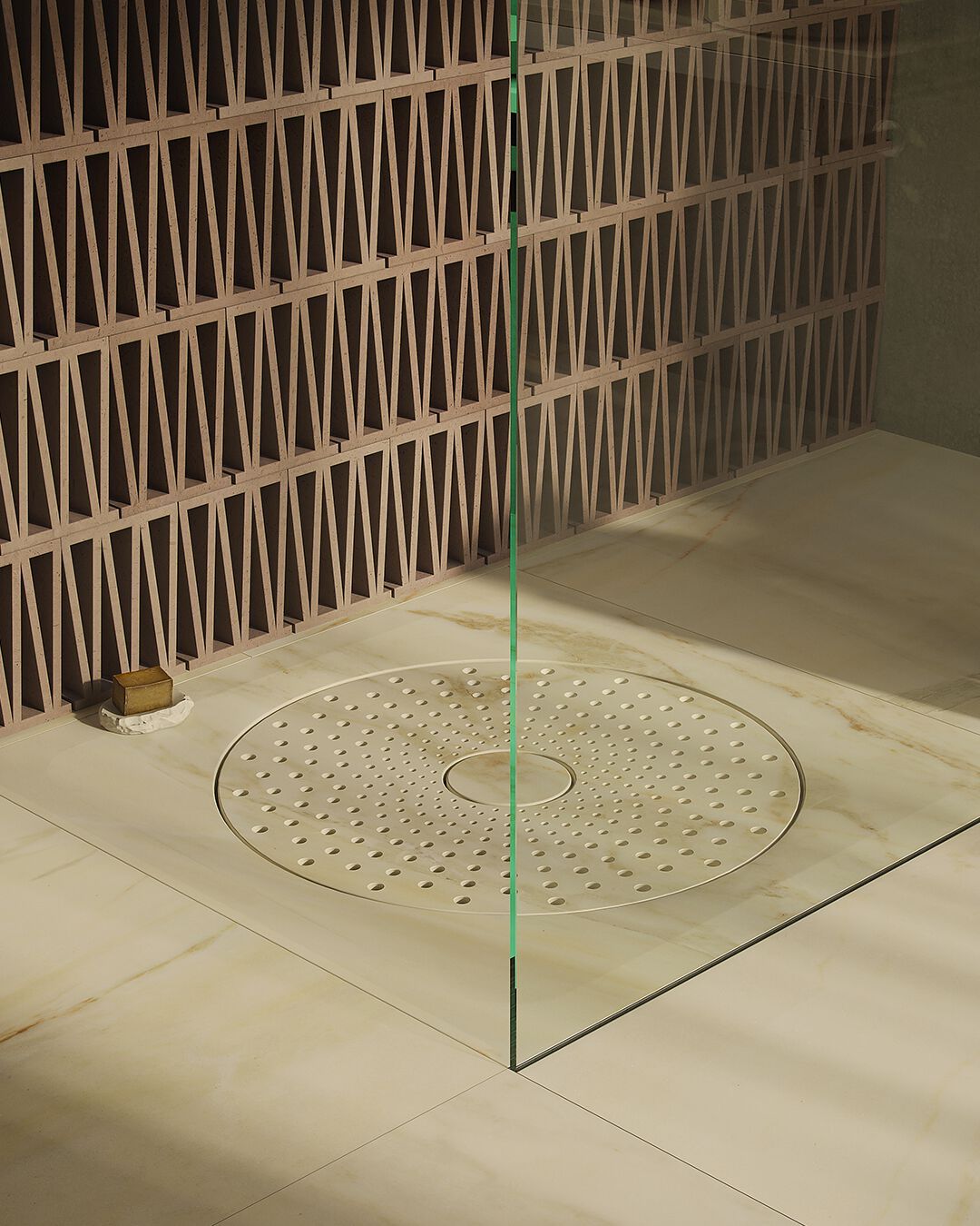 Поддон для душа с квадратным мраморным полом Maami Home CONTINENTAL ARCH-00016615 - Вид №1