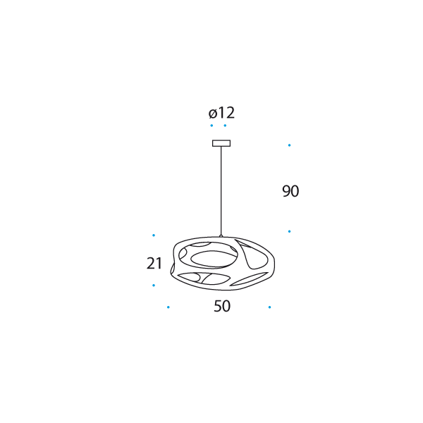 PAN SOS174 BONE подвес 98106 - Вид №2