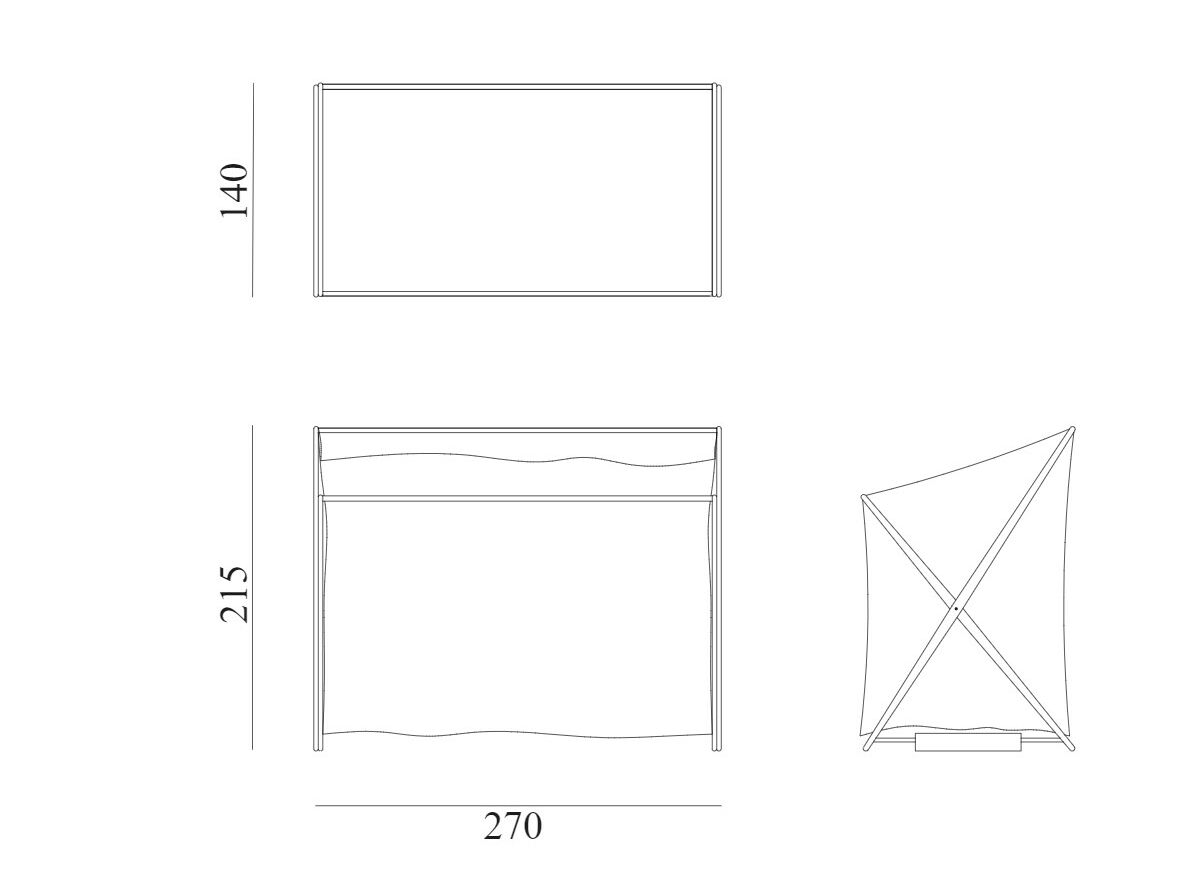 Самонесущий тент из льна Exteta 10th ARCH-00012952 - Вид №6