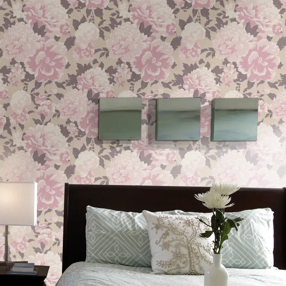 Обои флизелиновые Erismann Peonia розовые 1.06 м 5123-05 STLM-2119084 - Вид №2