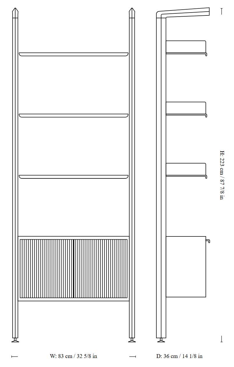 Модульная настенная установка с порошковым покрытием &Tradition Rombe ARCH-00136863 - Вид №14