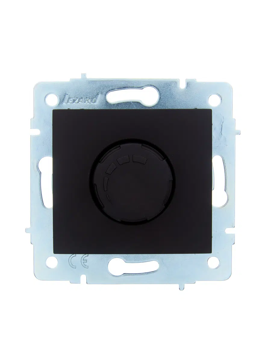 ASTI Диммер 800 Вт чёрный бархат механизм LEZARD 7081-4288-115