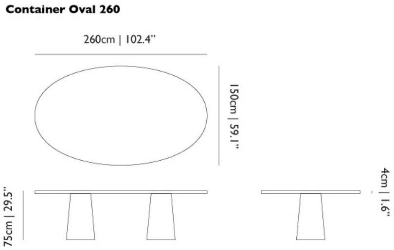 moooi Овальный стол Container sun-id-1456750 - Вид №4