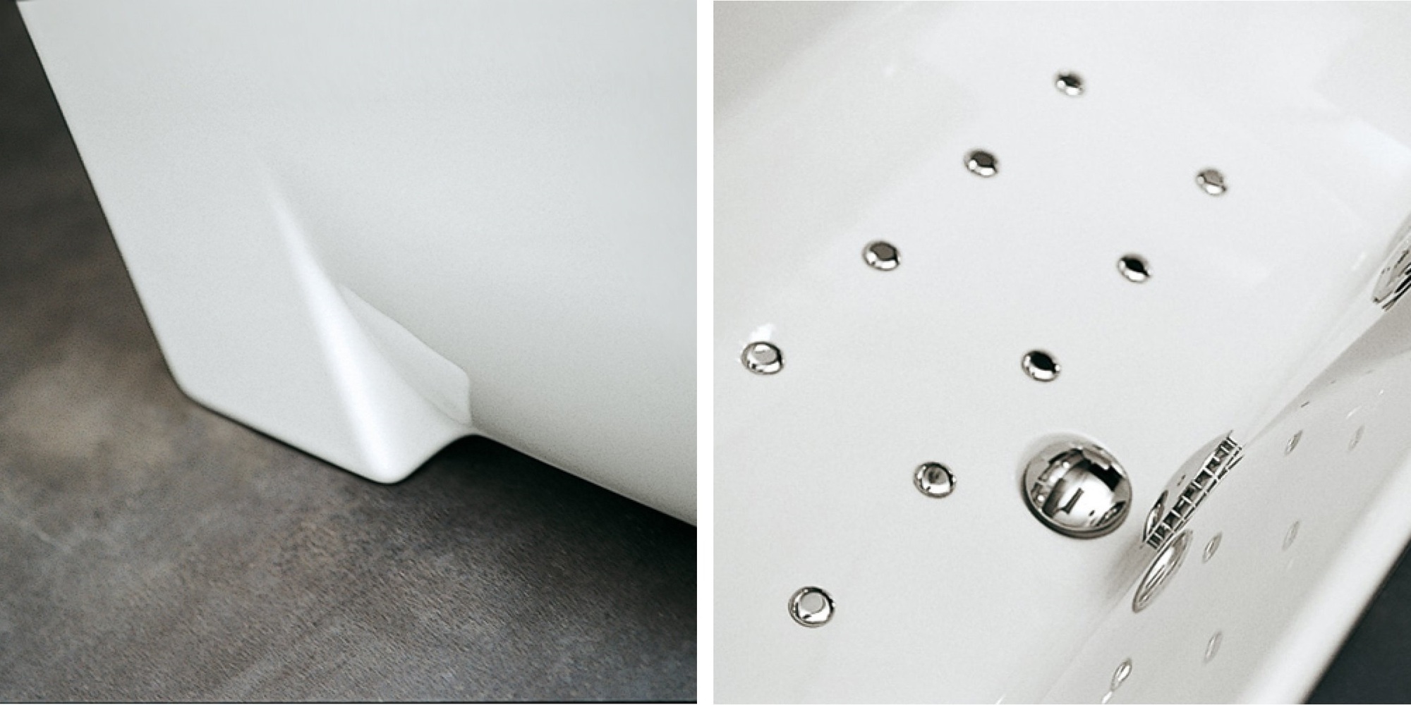 Ванна угловая с аэро и гидромассажем Kali 180 см Karolitalia BLUBLEUKALIBLUMIX180 - Вид №1