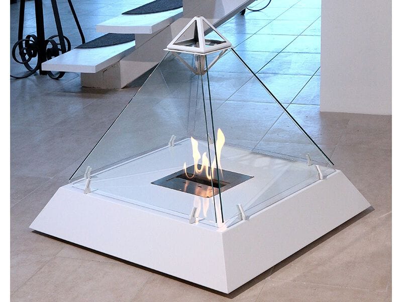 Отдельно стоящий камин из биоэтанола с панорамным стеклом bioKamino LOUVRE ARCH-00078441 - Вид №8