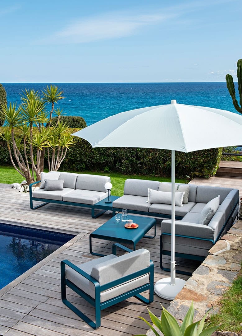 Алюминиевый низкий садовый столик Fermob Bellevie ARCH-00079360 - Вид №4