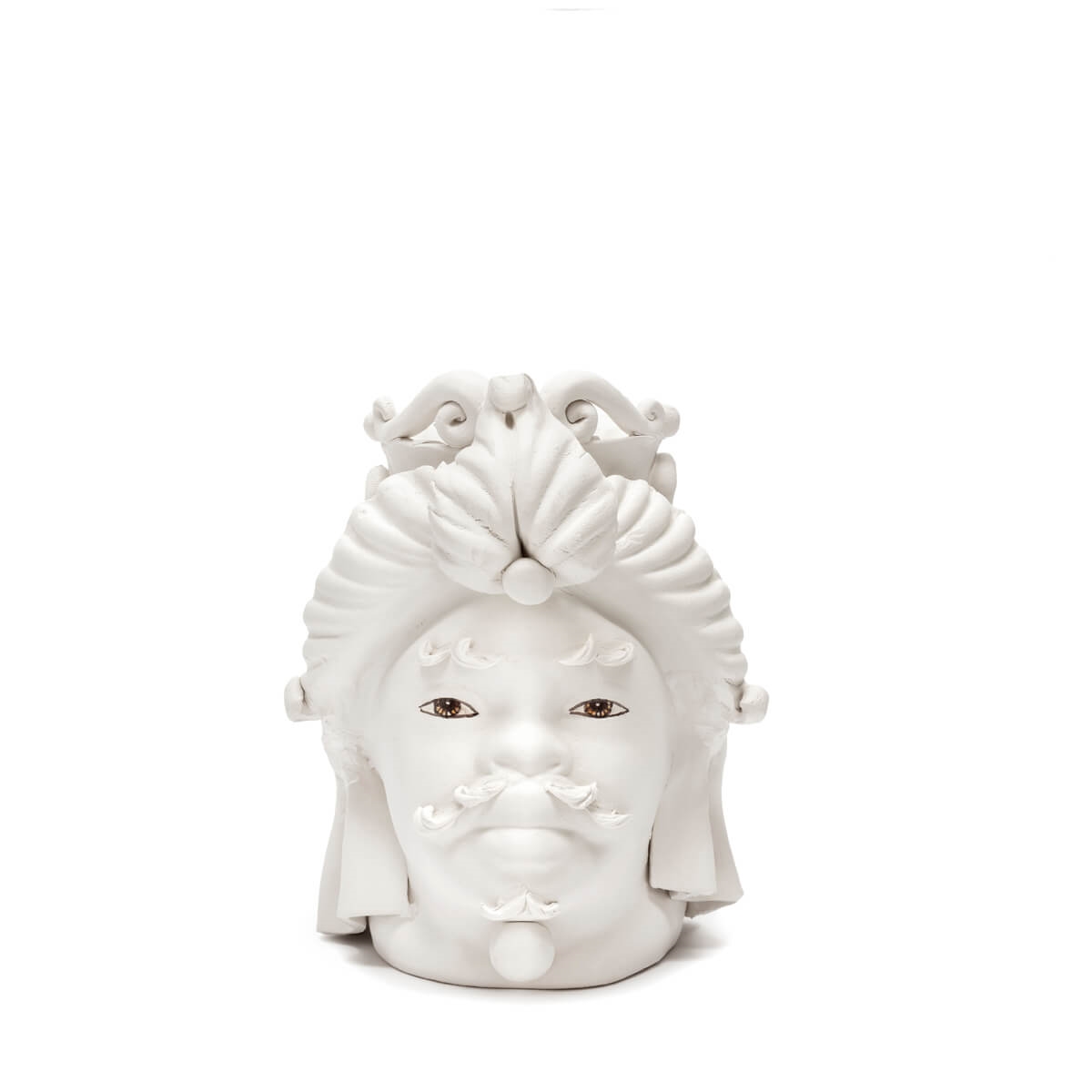 200942-WT ABHIKA ВАЗА МУЖСКАЯ МУЖСКАЯ МАЛАЯ WHITE MATT  - Вид №3