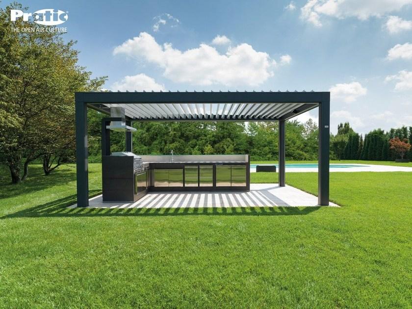 PRATIC F.lli ORIOLI Отдельностоящая пергола с регулируемыми жалюзи Opera sun-id-1500716 - Вид №2