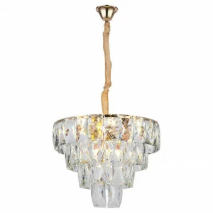 Подвесная люстра Stilfort Maris 1022/03/08P STILFORT ДИЗАЙНЕРСКИЕ, MARIS 00-3888513 Золото;прозрачный