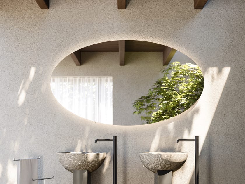 Овальное зеркало со встроенным освещением Boffi ARCH-00002634