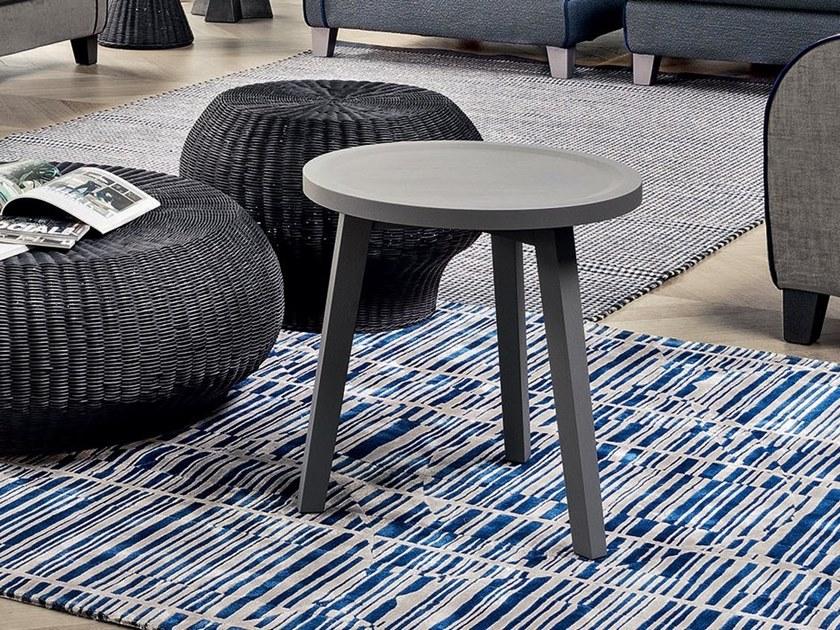 Gervasoni Круглый деревянный журнальный столик Gray sun-id-1387502 - Вид №1