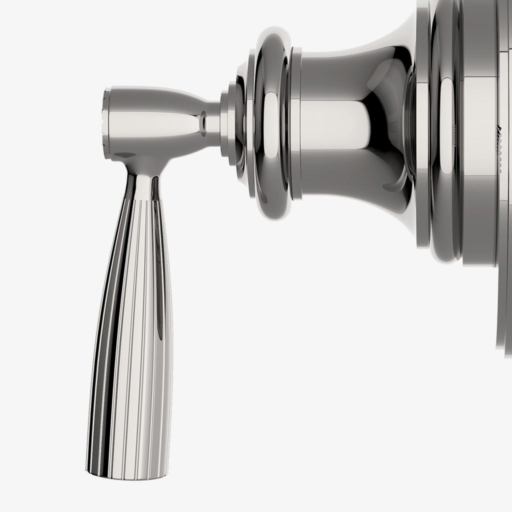 FR2T10 Облицовка двухходового переключающего клапана для термостата Foro с металлической ручкой Waterworks